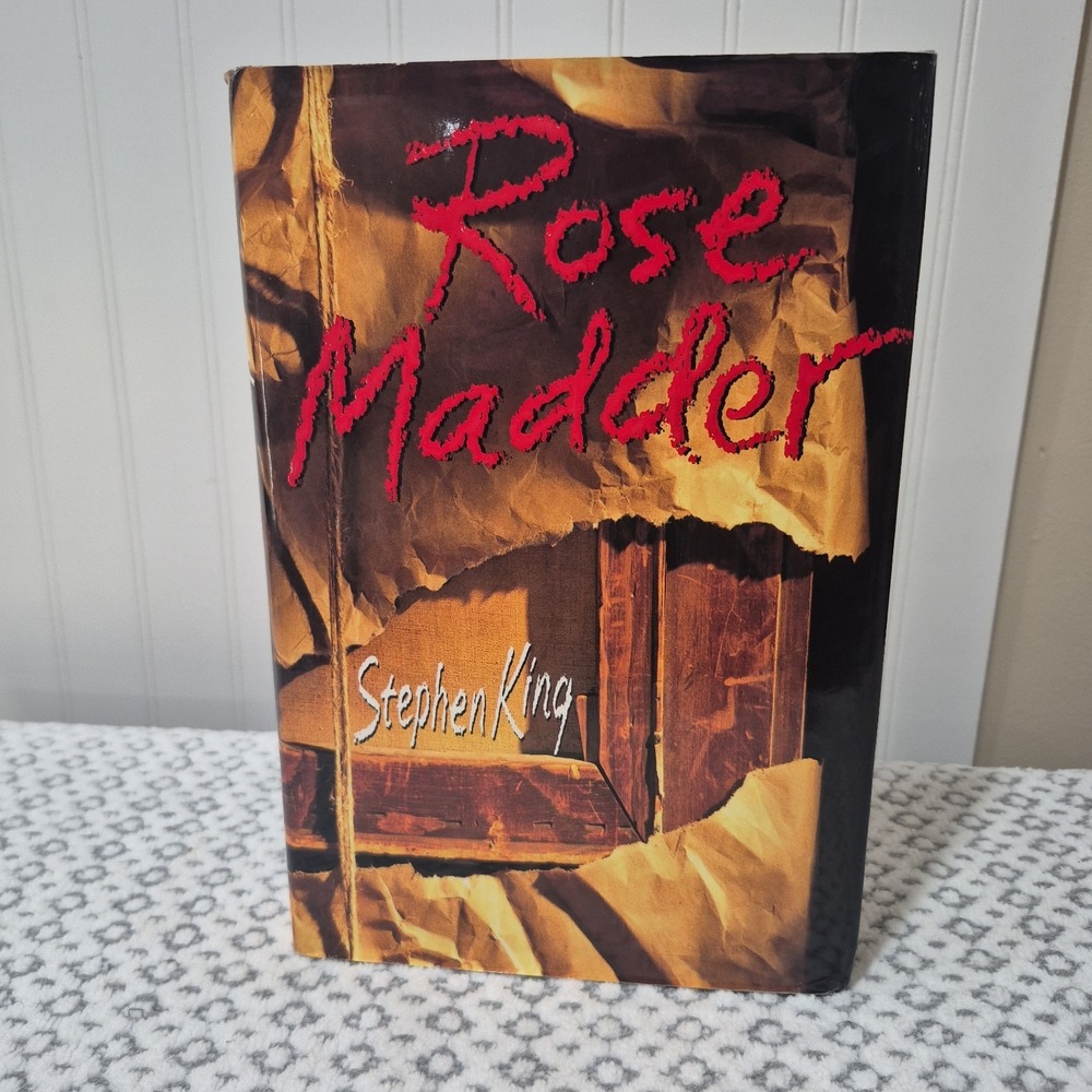 Stephen King Rose Madder First Edition Hardcover 1995 Viking Penguin Horror Book
